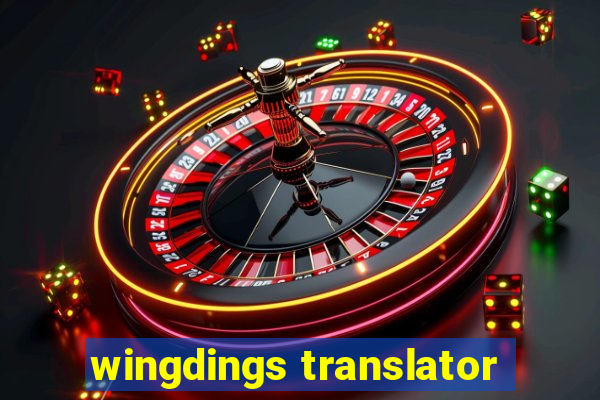 wingdings translator